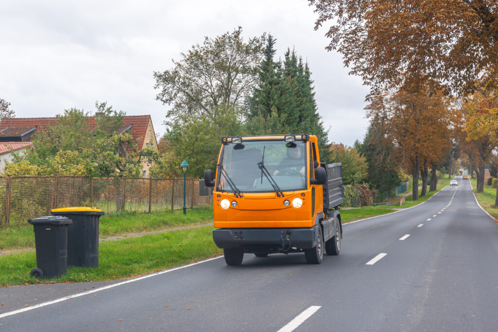 Démontage d'arbre en bord de voirie